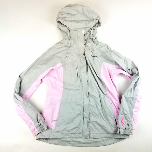 columbia breast cancer rain jacket